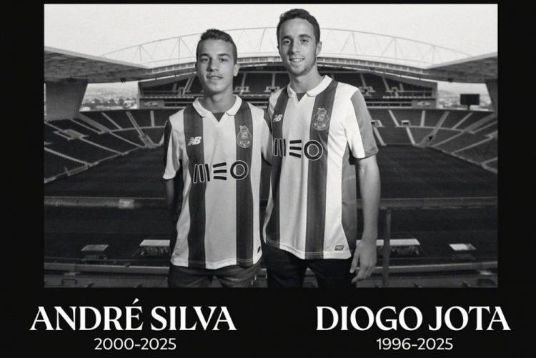 官方：新赛季英超首轮各队赛前将为若塔和安德烈-席尔瓦默哀